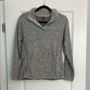 Eddie Bauer Gray Pull Over Sweater